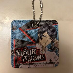 Persona 5 Yusuke Kitagawa Keychain Charm - Blue Black Red
